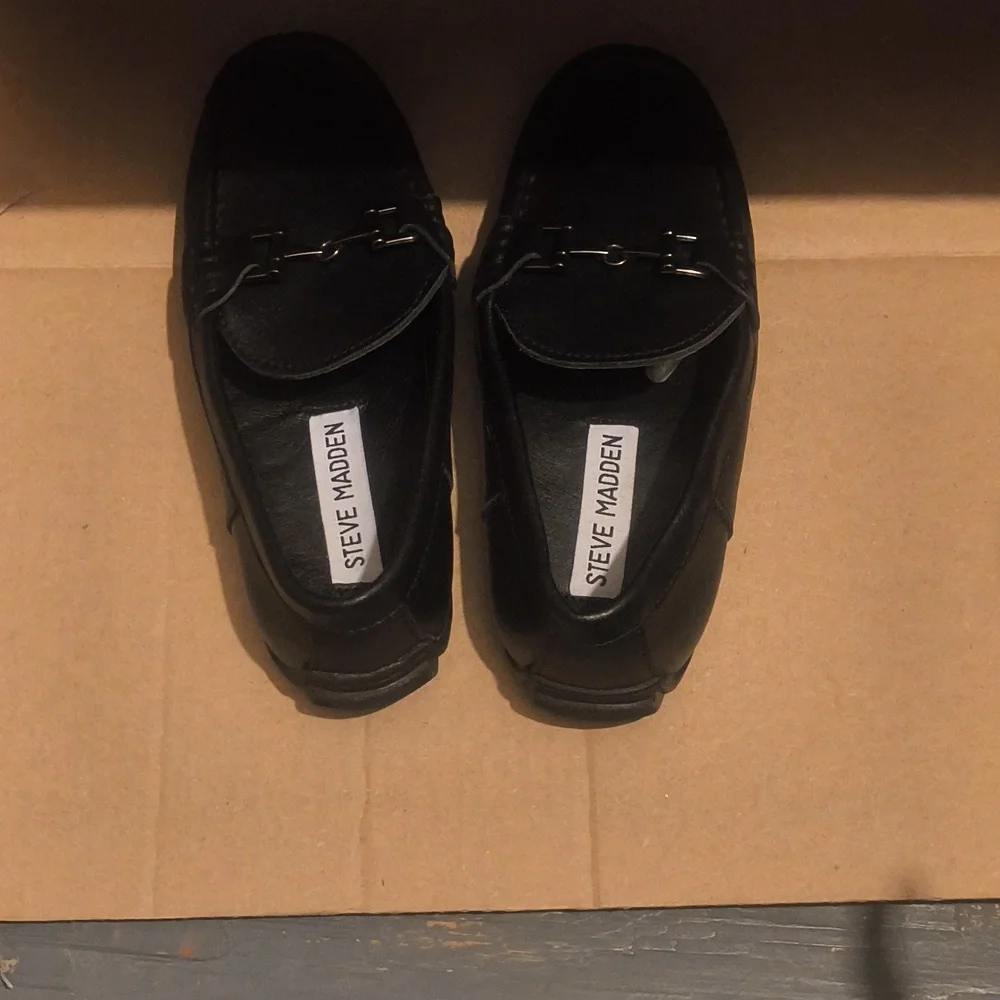 Steve Madden Black kids Moccasin